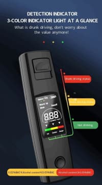 Portativ rəqəmsal alkotester — şəkil 3