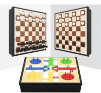Şahmat, Şaşki və Ludo Oyun Dəsti — şəkil 1