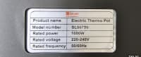 Silver SL0073 LCD Ekranlı Elektrikli Termopot 5.5L — şəkil 11