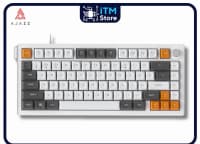 Mexaniki klaviatura Ajazz AF82 Gray White Orange — şəkil 1