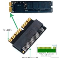 NVMe adapter MacBook Pro A1708 2016-2017 — şəkil 3