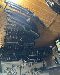 Bufer və radiator barmaqlıqları Mercedes-Benz — şəkil 5