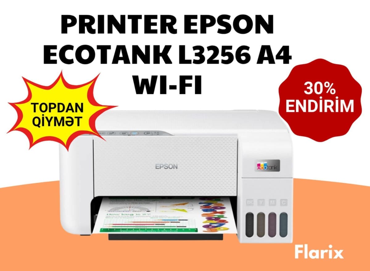 Printer Epson EcoTank L3256 A4 Wi-Fi