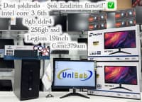 HP ProDesk Masaüstü Kompüter Dəsti (i3-6th, 8GB, 256GB SSD) — şəkil 1