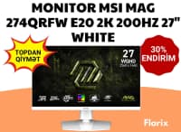 MSI MAG 274QRFW E20 27" 2K 200Hz Gaming Monitor — şəkil 1