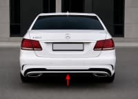 Arxa bufer xromu Mercedes W212 AMG Line — şəkil 1