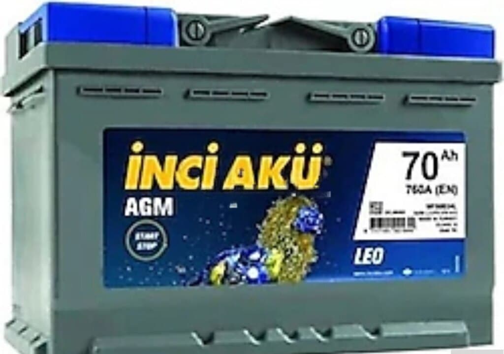 Akkumulyator İnci Leo 70 Ah AGM
