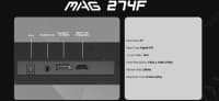 Monitor MSI Gaming MAG 274F 27 inch 200Hz — şəkil 6