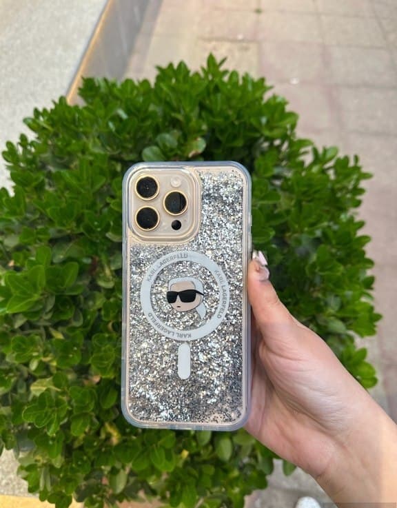 Telefon arxalığı Karl gümüşü zərli