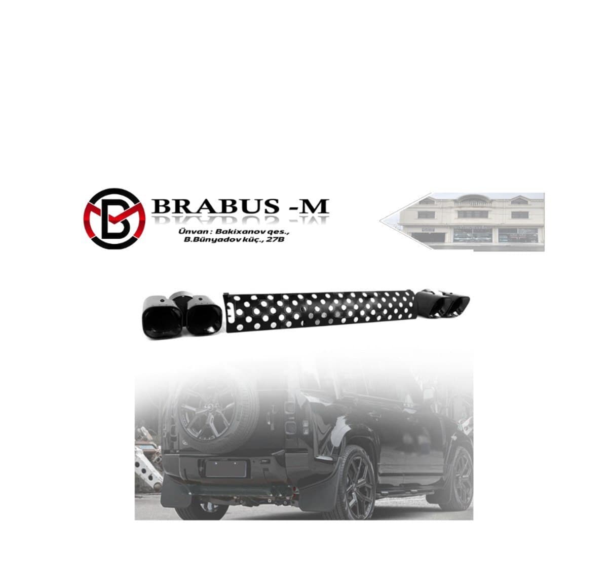 Səsboğucu Land Rover Defender