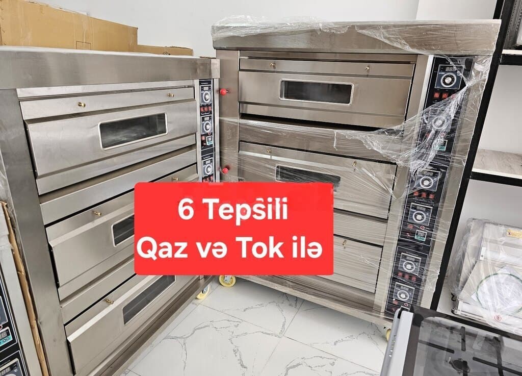 HGB-60Q 3 Mərtəbəli Qazlı Çörək və Şirniyyat Sobası