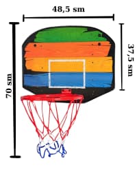 Basketbol dəsti uşaqlar üçün, rəngbərəng — şəkil 3