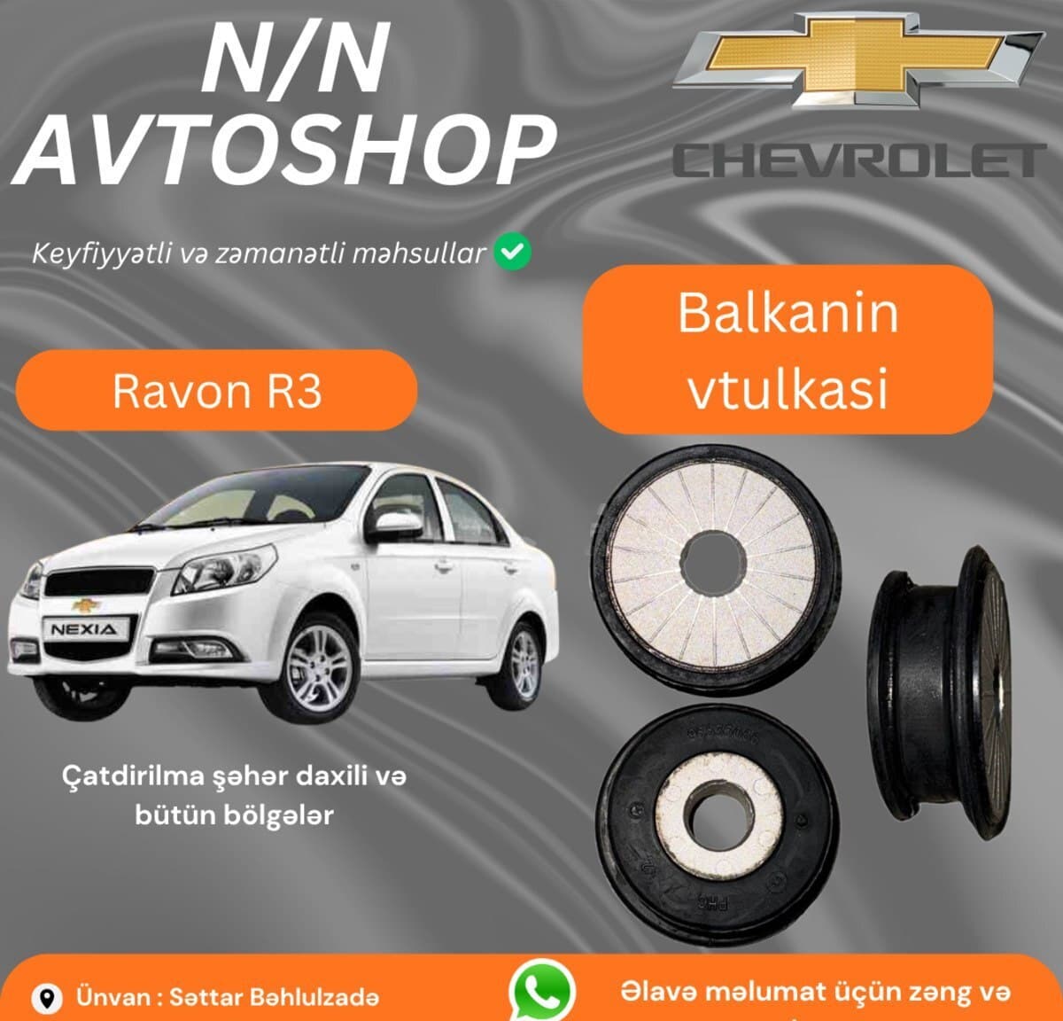 Balka vutulkası Ravon R3