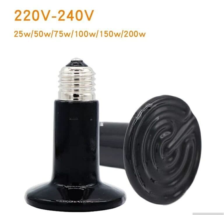 Keramik qızdırıcı lampa inkubator və bruder üçün