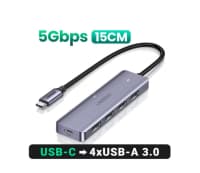 USB Hub Ugreen Type-C 4in1 PD — şəkil 1