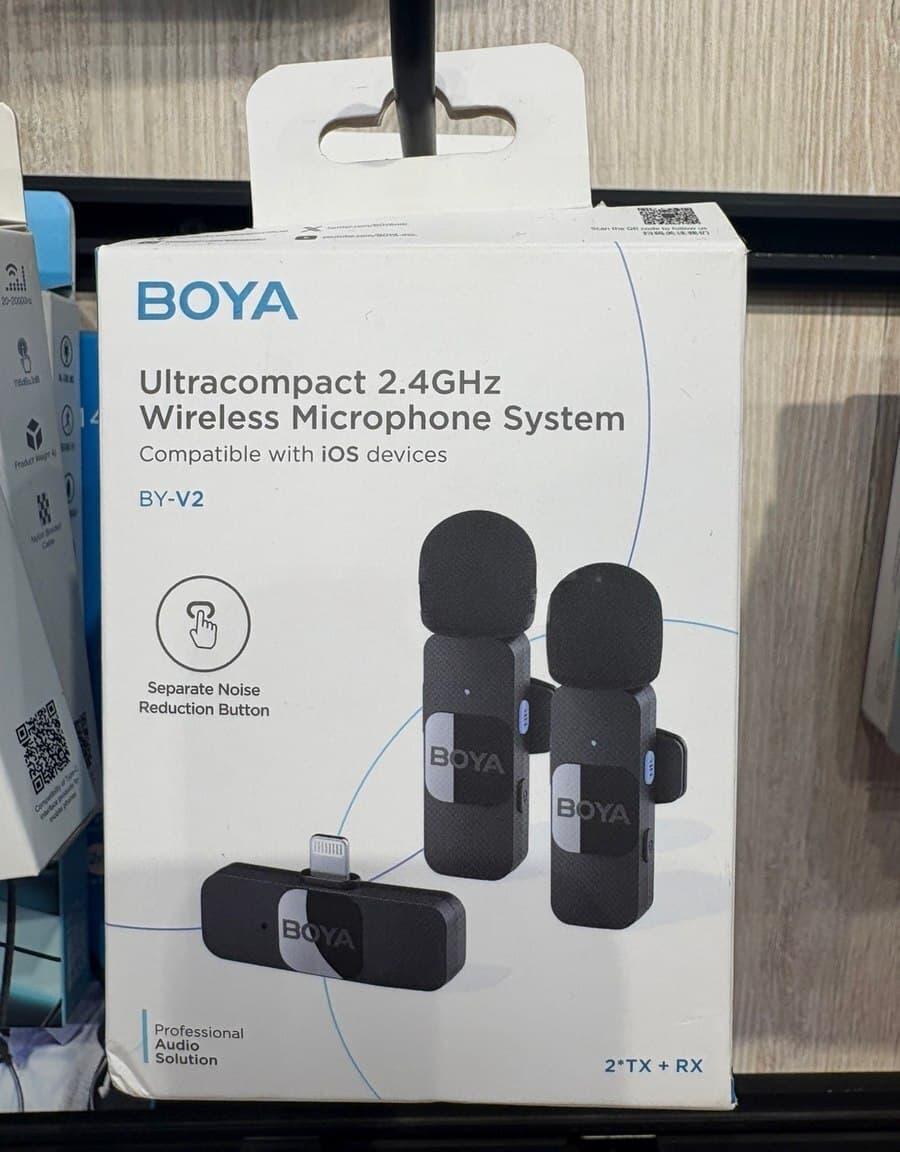 Boya yaxa mikrofonu ikili