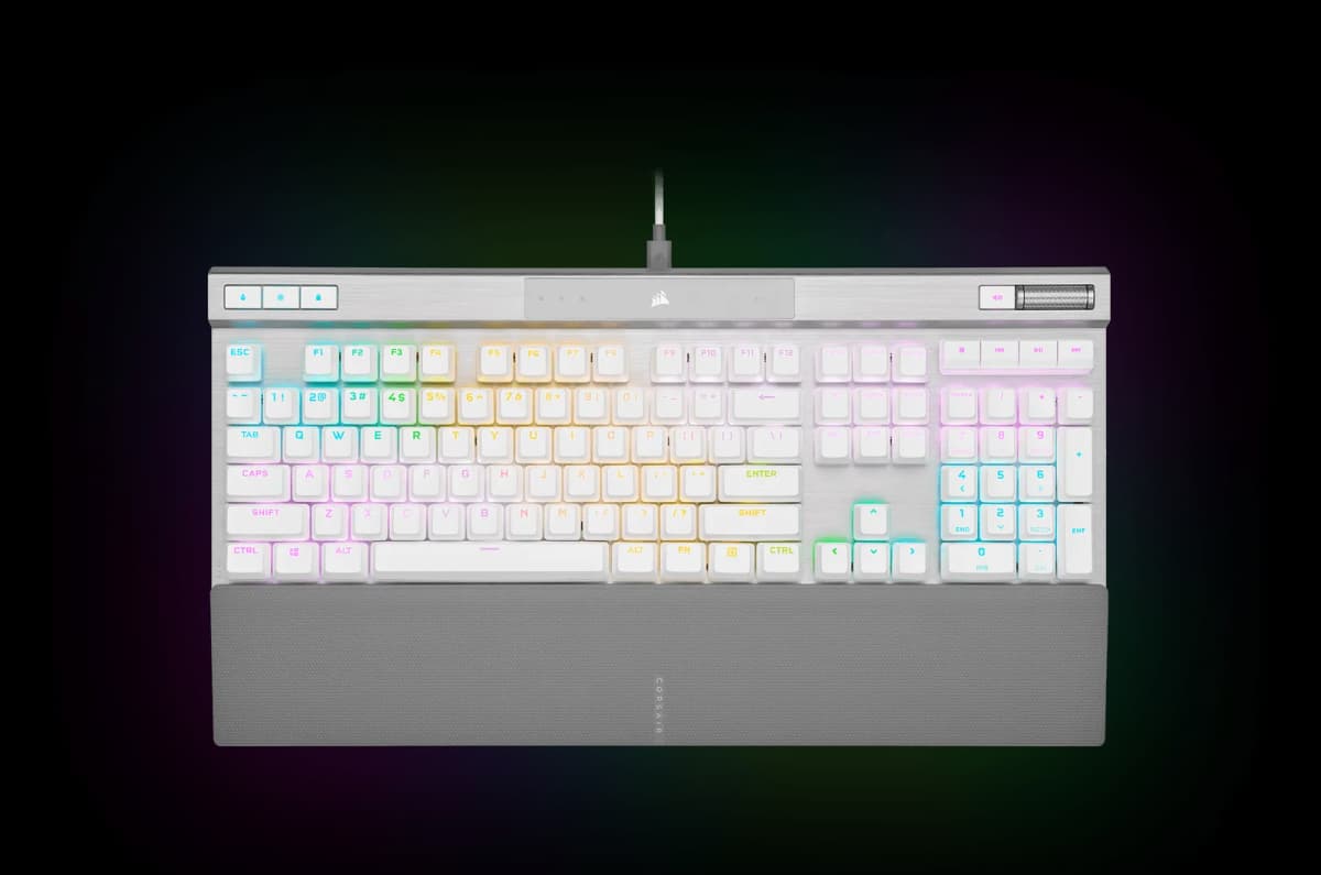 Corsair Gaming Keyboard, Rəng Ağ