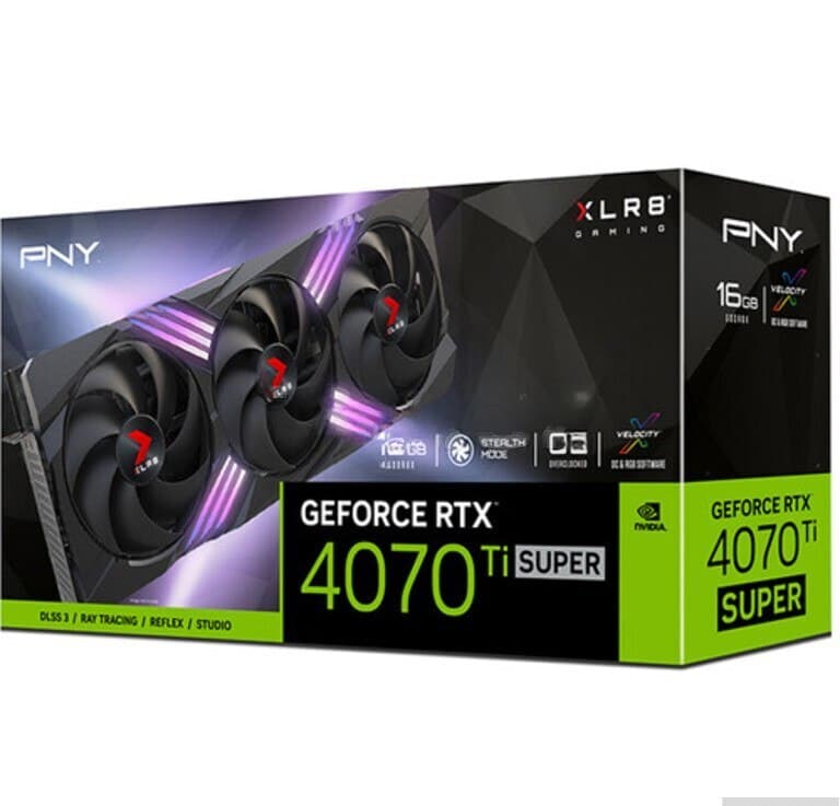 Videokart PNY RTX 4070 Ti Super XLR8 Gaming Verto Epic-X