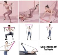 Pilates Stick Müqavimət Sistemi — şəkil 17