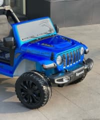 Uşaq avtomobili Jeep Wrangler mavi — şəkil 5
