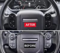 Şüşə qaldıran və menyu idarəetmə düymələri Land Rover — şəkil 6