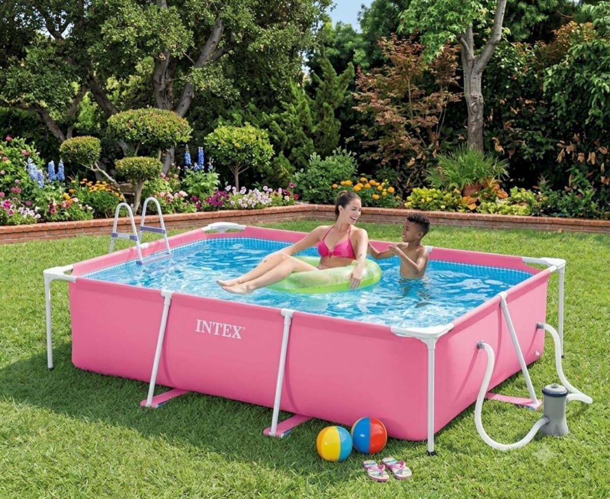 Intex 28266 Metal Karkaslı Filtrli Hovuz 220x150x60 sm