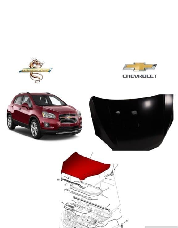 Ön kapot Chevrolet Trax 2015
