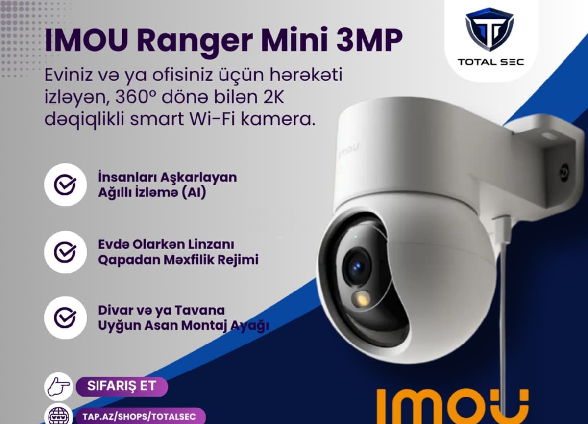 Müşahidə kamerası Imou Ranger Mini 3MP