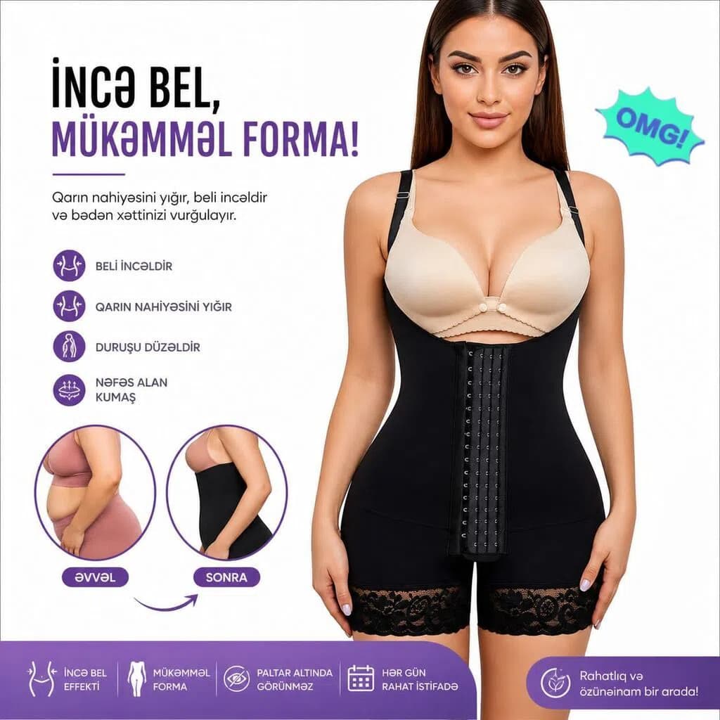 Bədən Formalaşdırıcı Toparlayıcı Korset