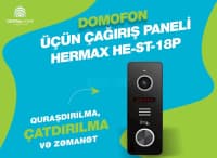 Domofon çağırış paneli Hermax HE-ST-18P — şəkil 1