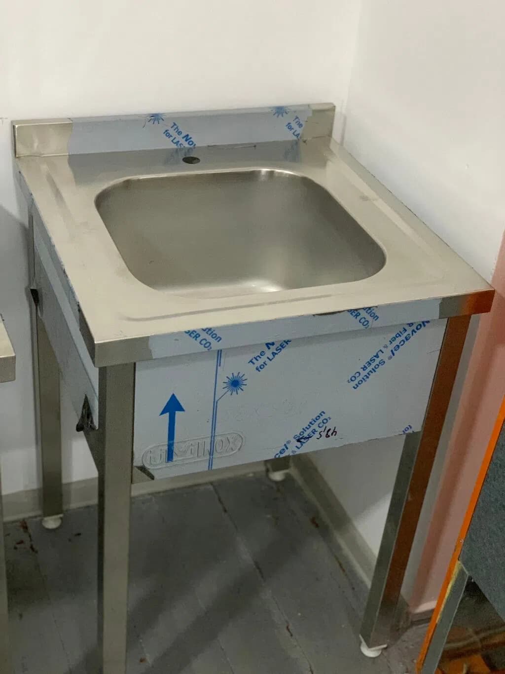 Paslanmaz Tək Gözlü Moyka 60x60x85