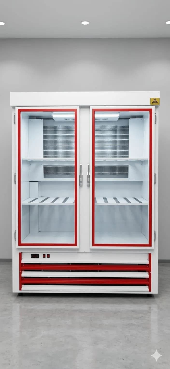 İkiqapılı soyuducu vitrin