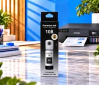 Mürəkkəb Epson 108 Premium Qara (Black) — şəkil 2