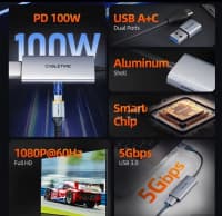 Video Capture Card Type-C to HDMI 4K — şəkil 3
