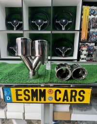Səsboğucu başlığı M qara xrom 90mm — şəkil 4