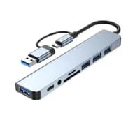 Type-C Hub 8in1 multiport adapter — şəkil 4