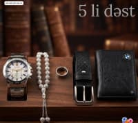 Hədiyyə dəsti 5-li kişi aksessuarı — şəkil 1