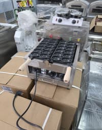 Professional Yumurta Formalı Vafli Aparatı 1800W — şəkil 4