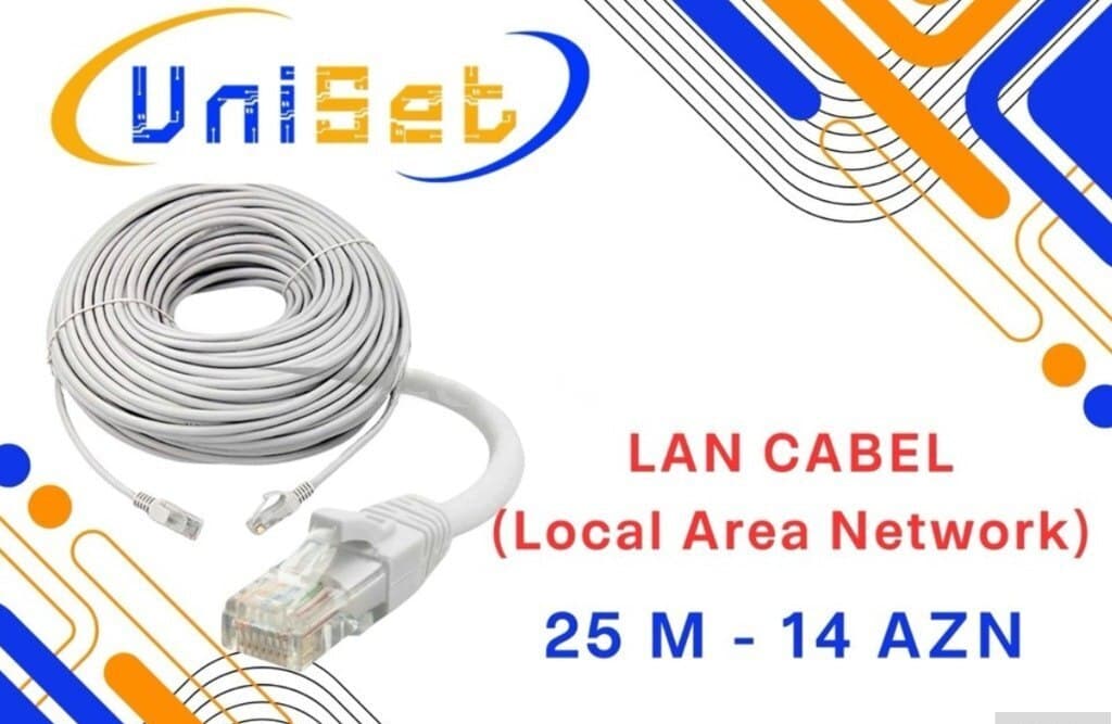 Uniset LAN Kabel 25 Metr