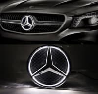 Radiator barmaqlığı nişanı Mercedes modelləri üçün — şəkil 2