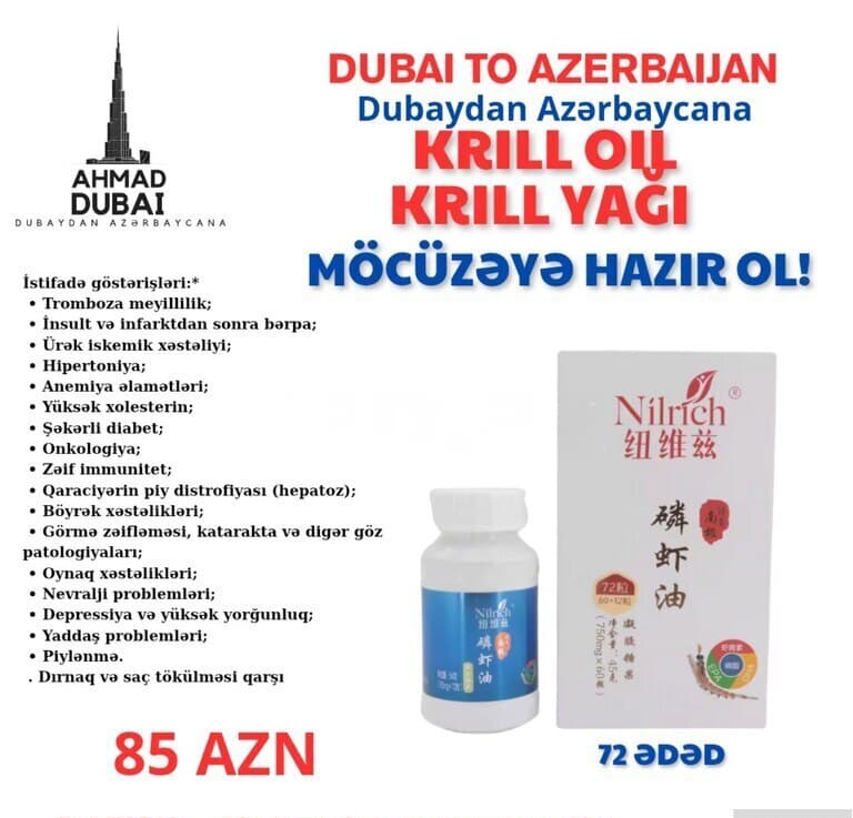 Krill yağı kapsulu