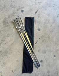 Kabab şişi dəsti 1.0x60sm 6 ədəd — şəkil 4