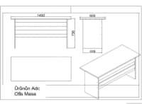 Ofis mebel dəsti Ağ rəng — şəkil 2