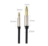 Audio kabel Ugreen 3.5mm to 6.35mm 5m — şəkil 11
