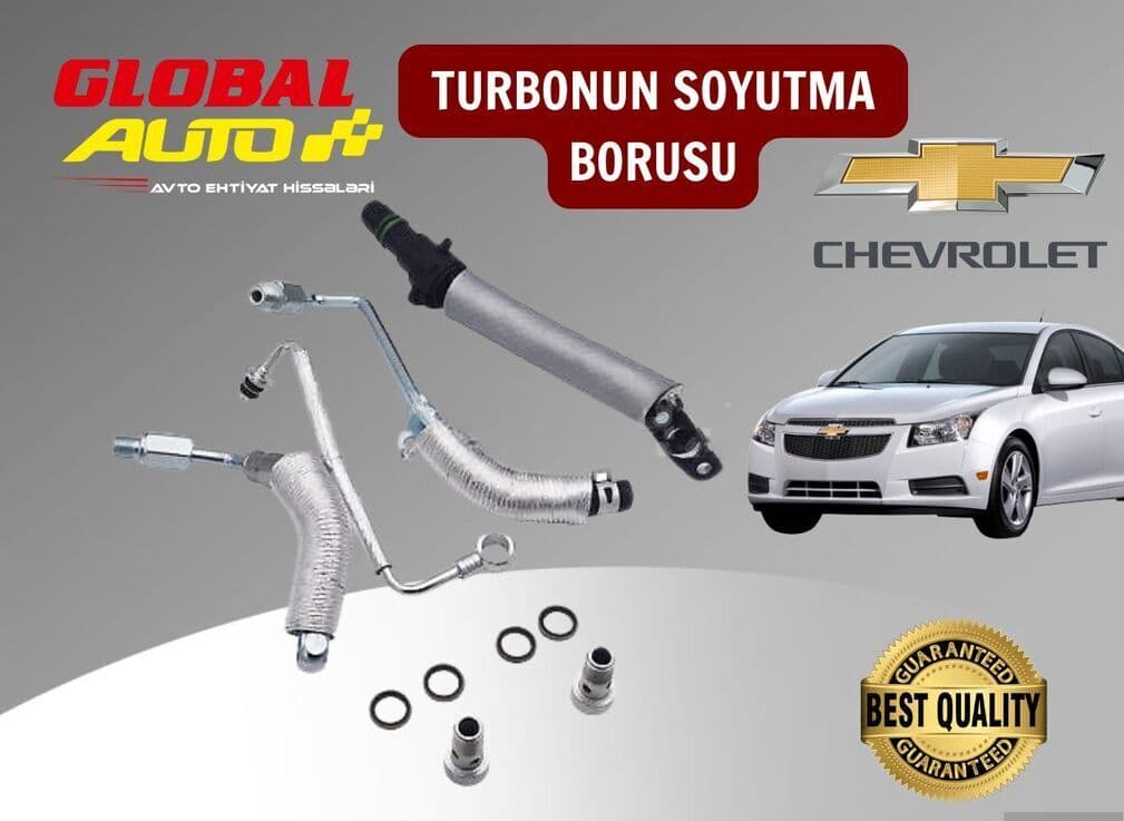 Turbonun soyutma borusu Chevrolet Cruze 1.4