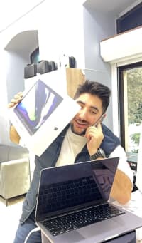 Apple markalı notbuk, Boz rəng — şəkil 3