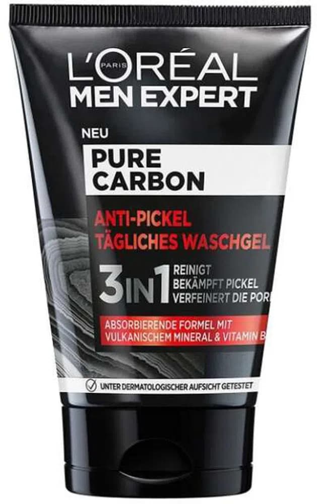Men Expert Pure Carbon Üz üçün Yuyunma Geli, 100 ml