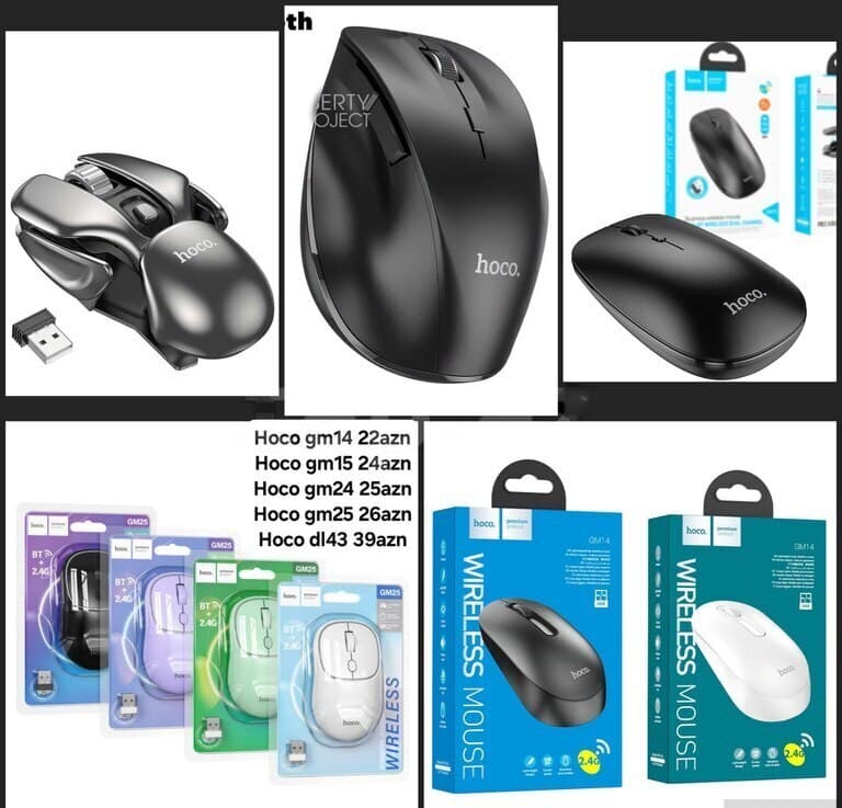Hoco Simsiz Bluetooth Kompüter Siçanı (Maus)