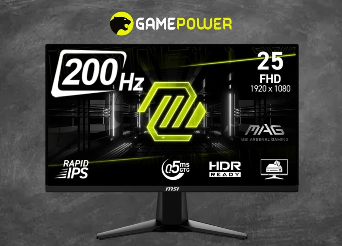 MSI MAG 255F E20 24.5" 200Hz Rapid IPS Monitor