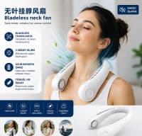 Boyun ventilyatoru bladeless neck fan — şəkil 1